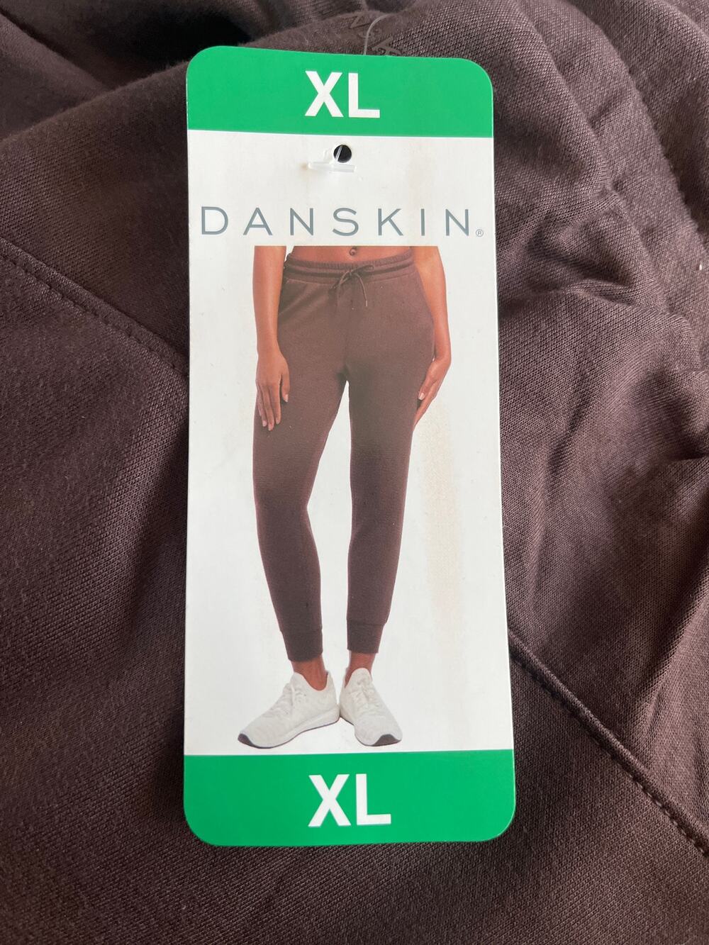 Danskin women’s scuba jogger pants in espresso brown color Size XL